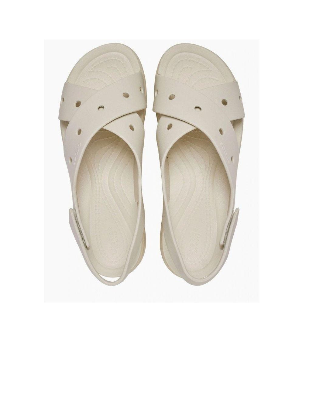 CROCSTM Black Brooklyn 4U Cross Strap Clogs