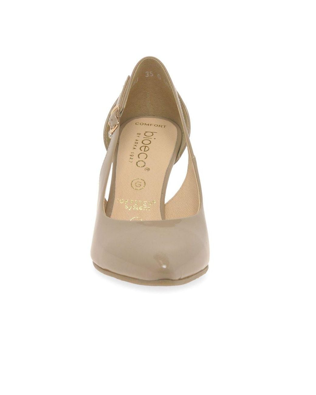 Bioeco Metallic Portia Open Court Shoes