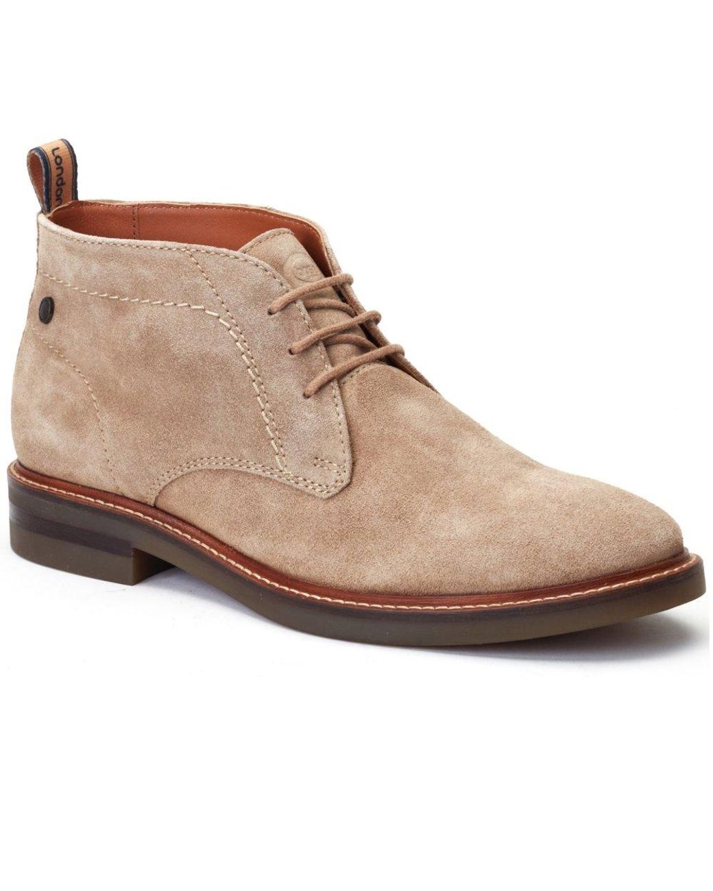Base London Brown Knebworth Chukka Boots for men