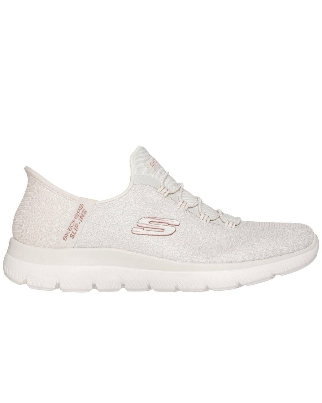 Skechers White Summits Lunar Glow Trainers