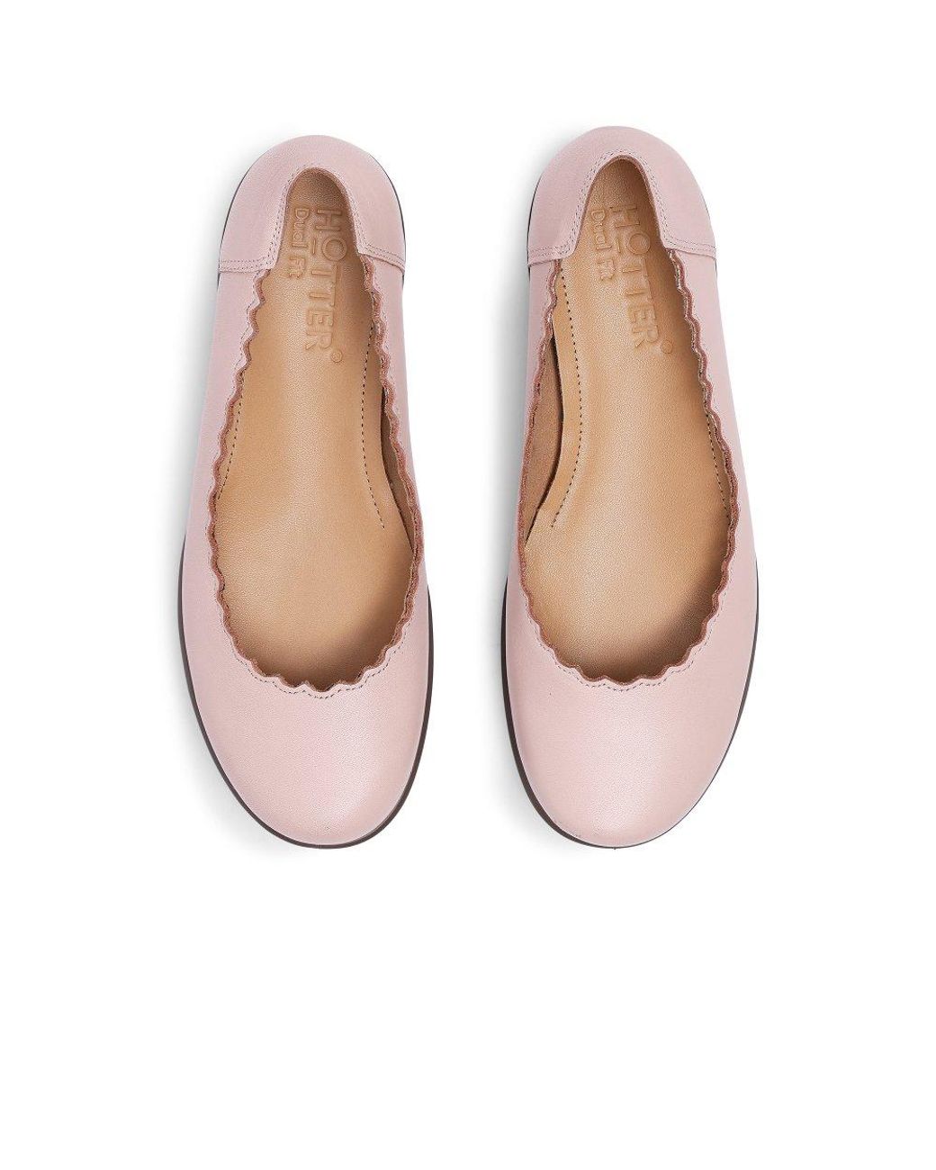 Hotter Pink Eider Ballet Pumps