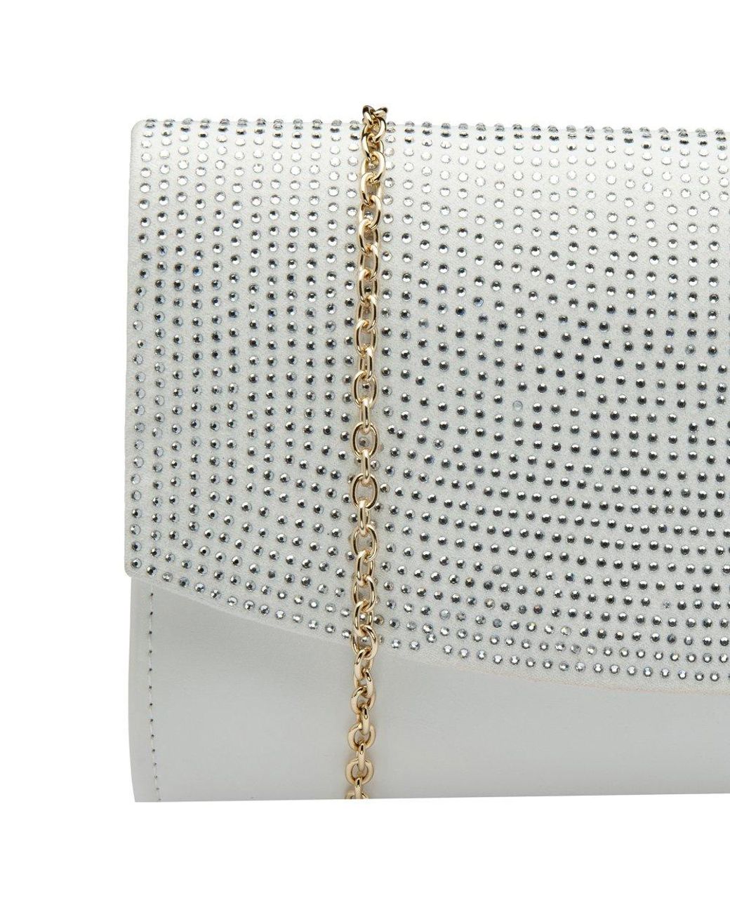 Lotus Metallic Trance Clutch Bag