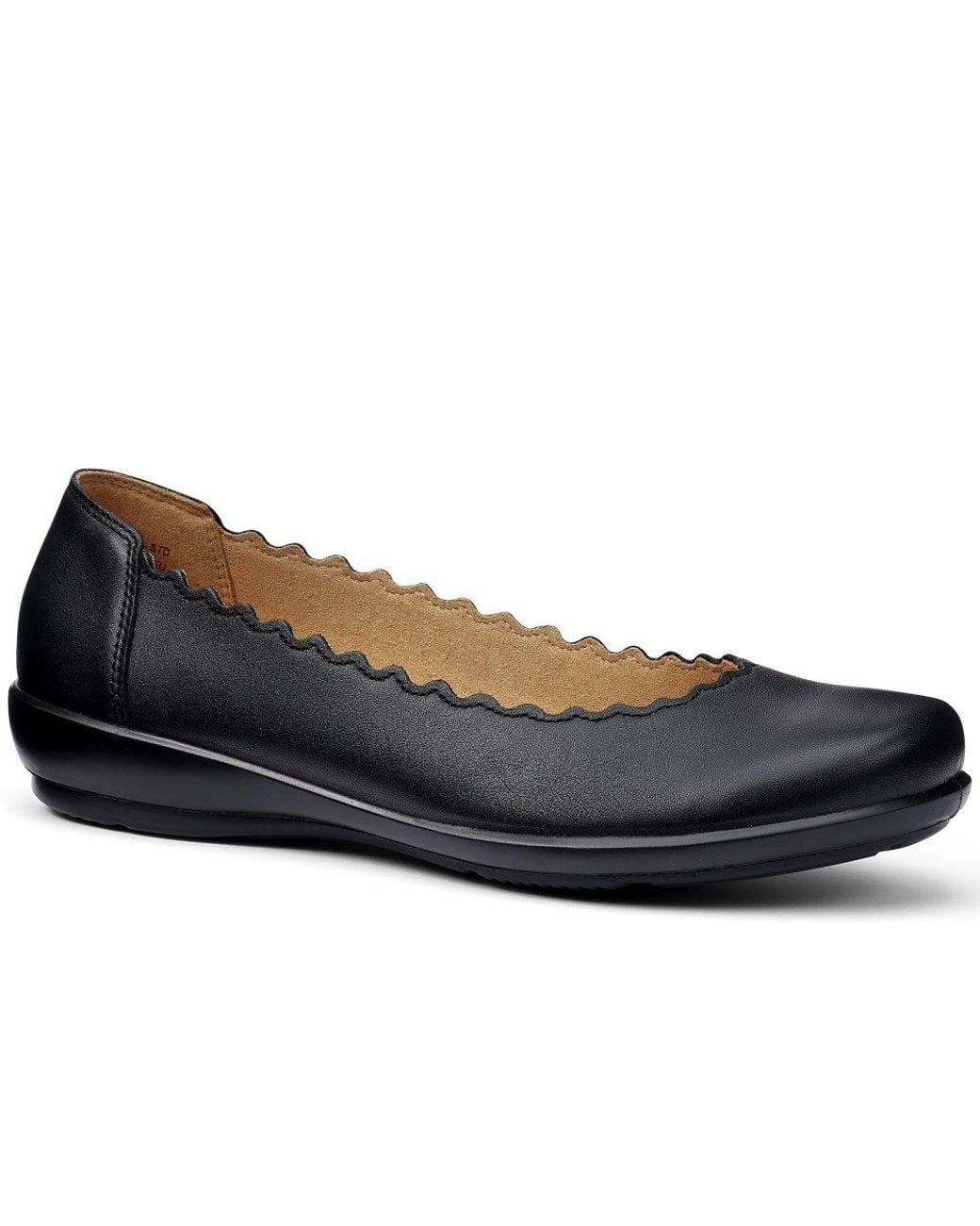Hotter Blue Eider Ballet Pumps