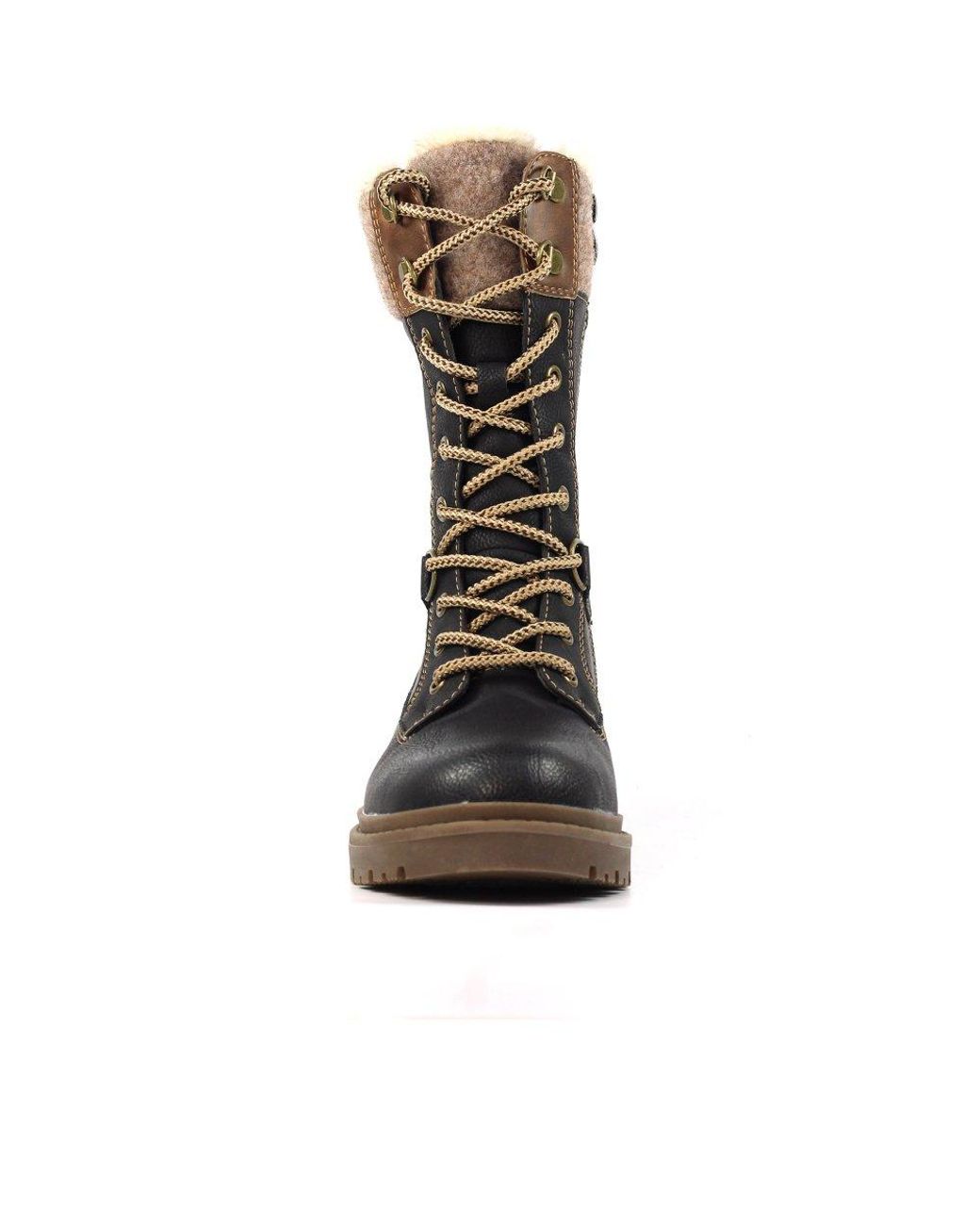 Lunar Black Cambridge Boots