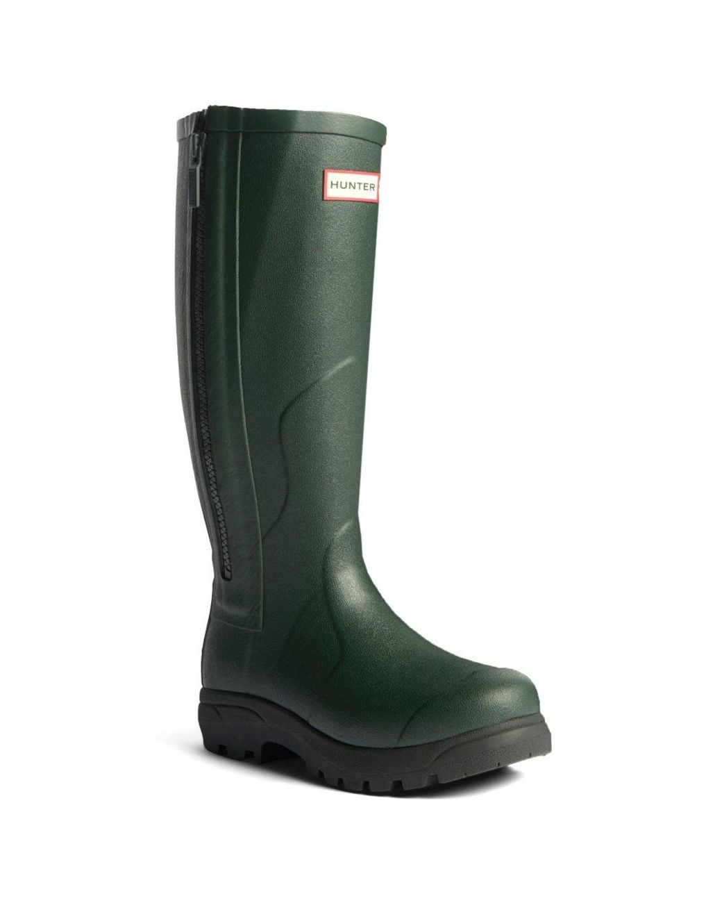 Hunter Green Balmoral Mk Ii Zip Wellingtons for men