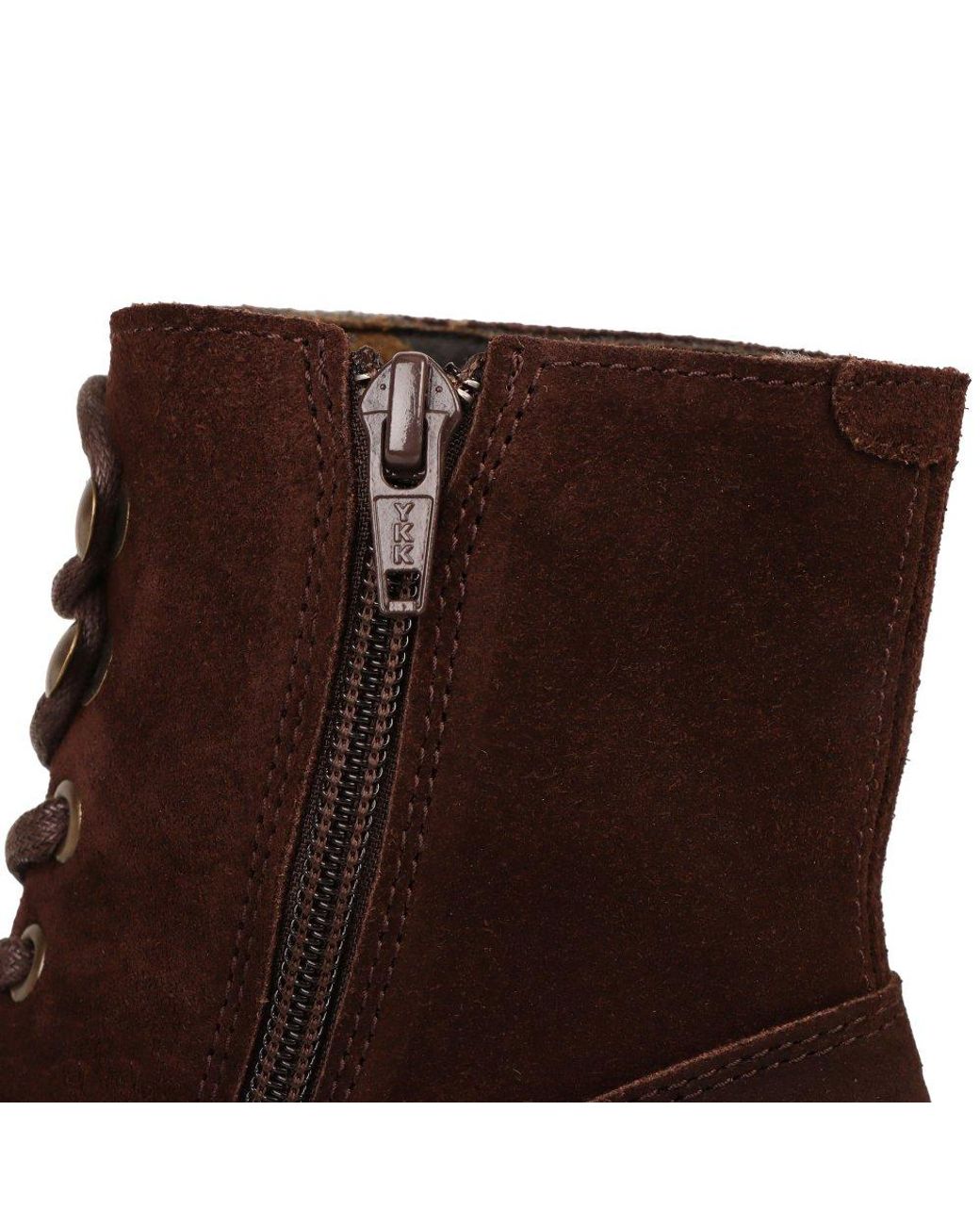 Fly London Brown Birr Wedge Heel Boots