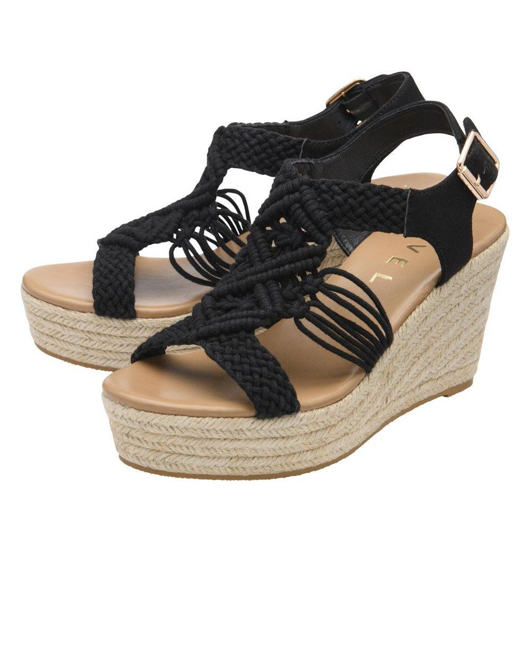 Ravel Metallic Kennley Wedge Sandals