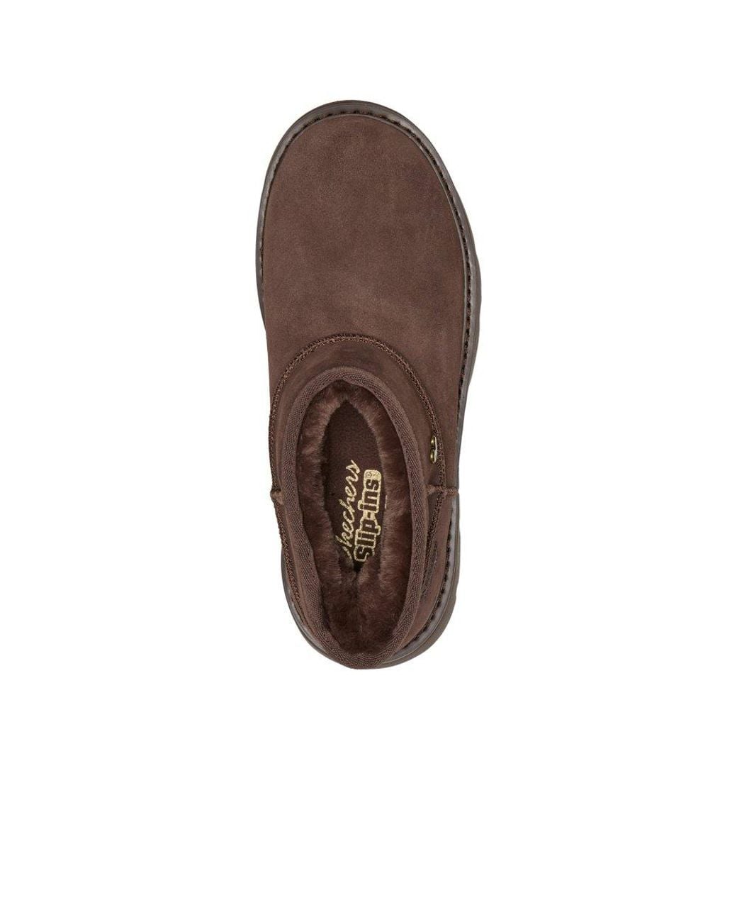 Skechers Brown Keepsakes Cozy Mini Ankle Boots