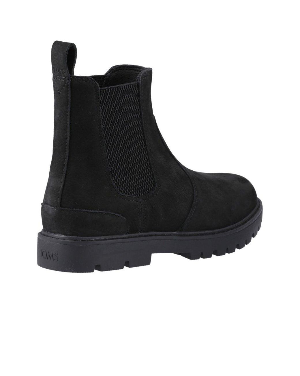 TOMS Black Griffin Chelsea Boots for men
