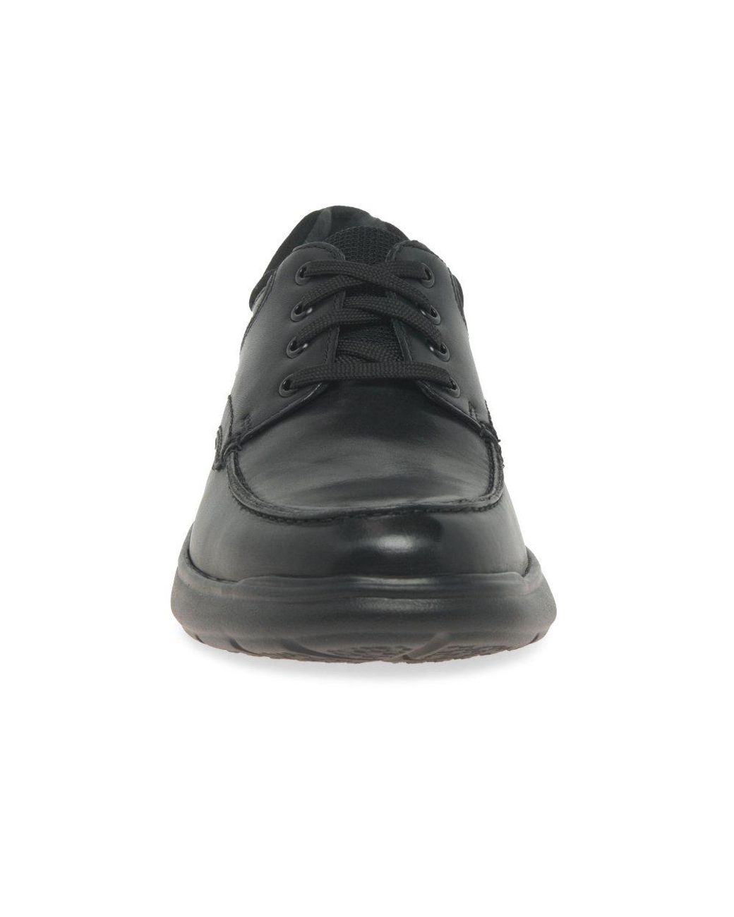 Clarks Black Cotrell Edge Shoes for men