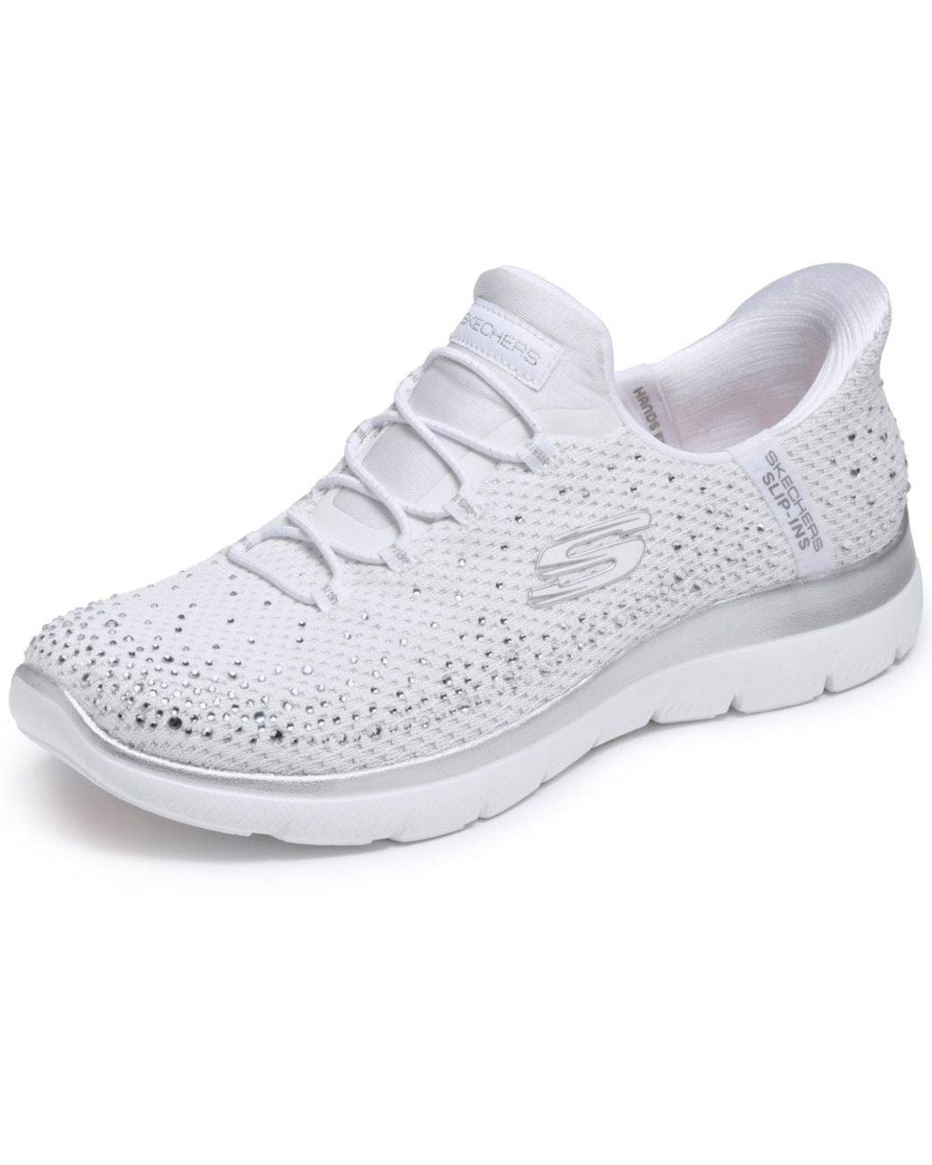 Skechers Gray Summit Brilliant Shine Trainers
