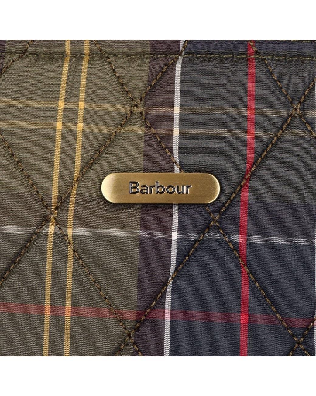 Barbour Black Wetherham Quilted Tote Bag