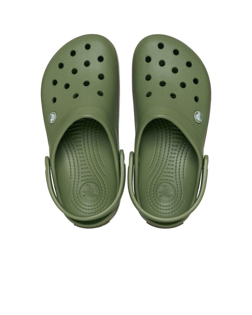 CROCSTM Green Crocband Gum Clogs for men