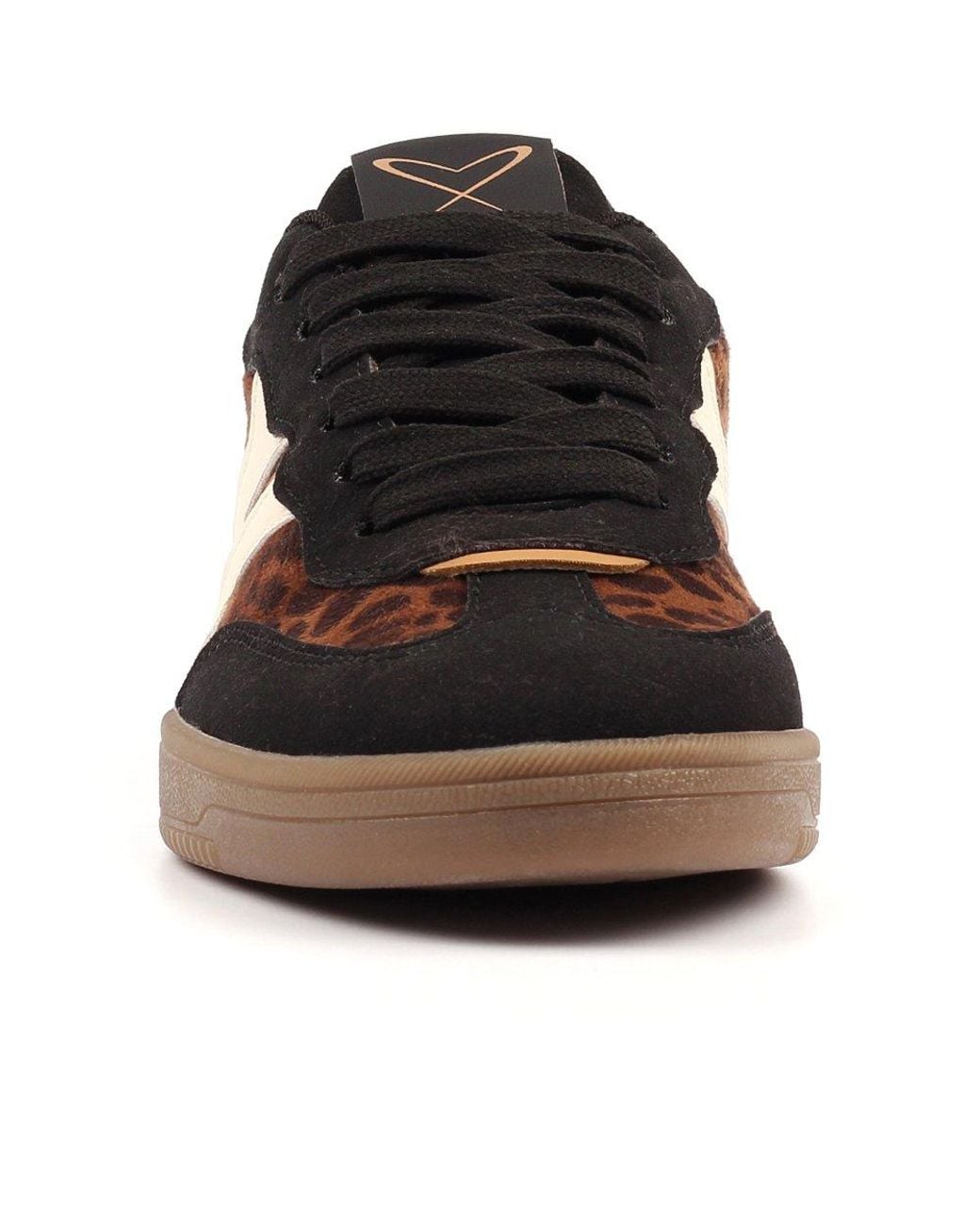 Lunar Brown Jersey Trainers