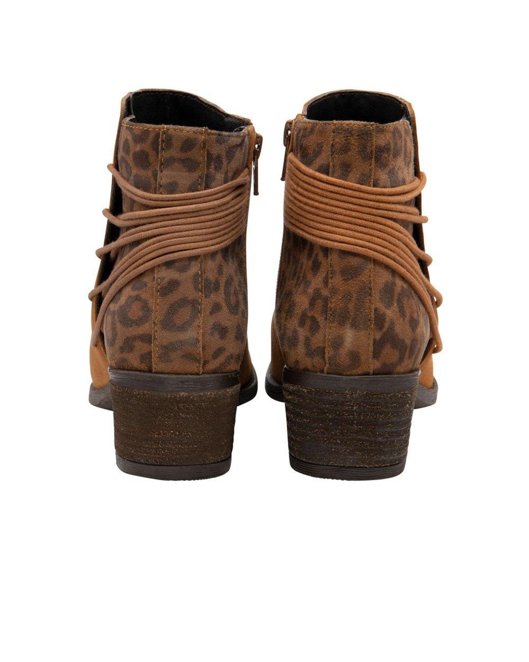Lotus Brown Etta Ankle Boots