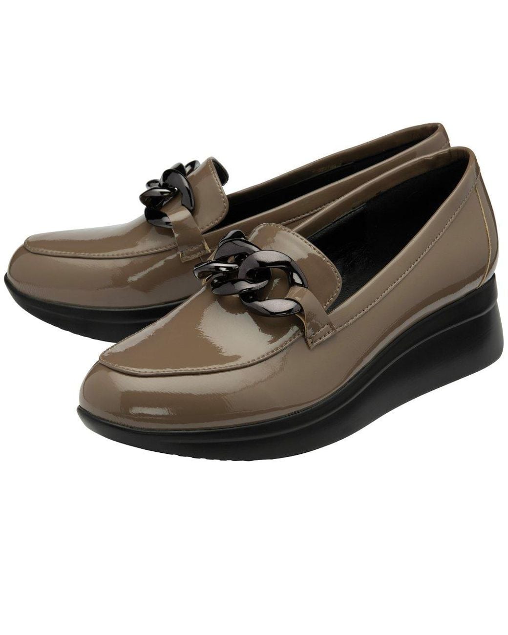 Lotus Black Preston Loafers