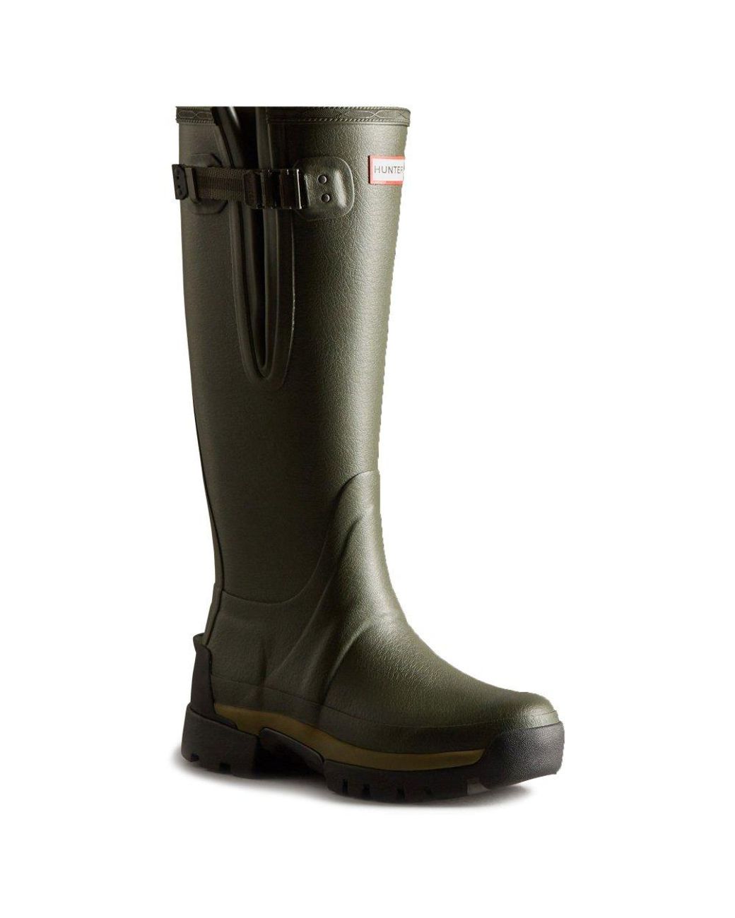 Hunter Black Balmoral Adjustable Wellingtons