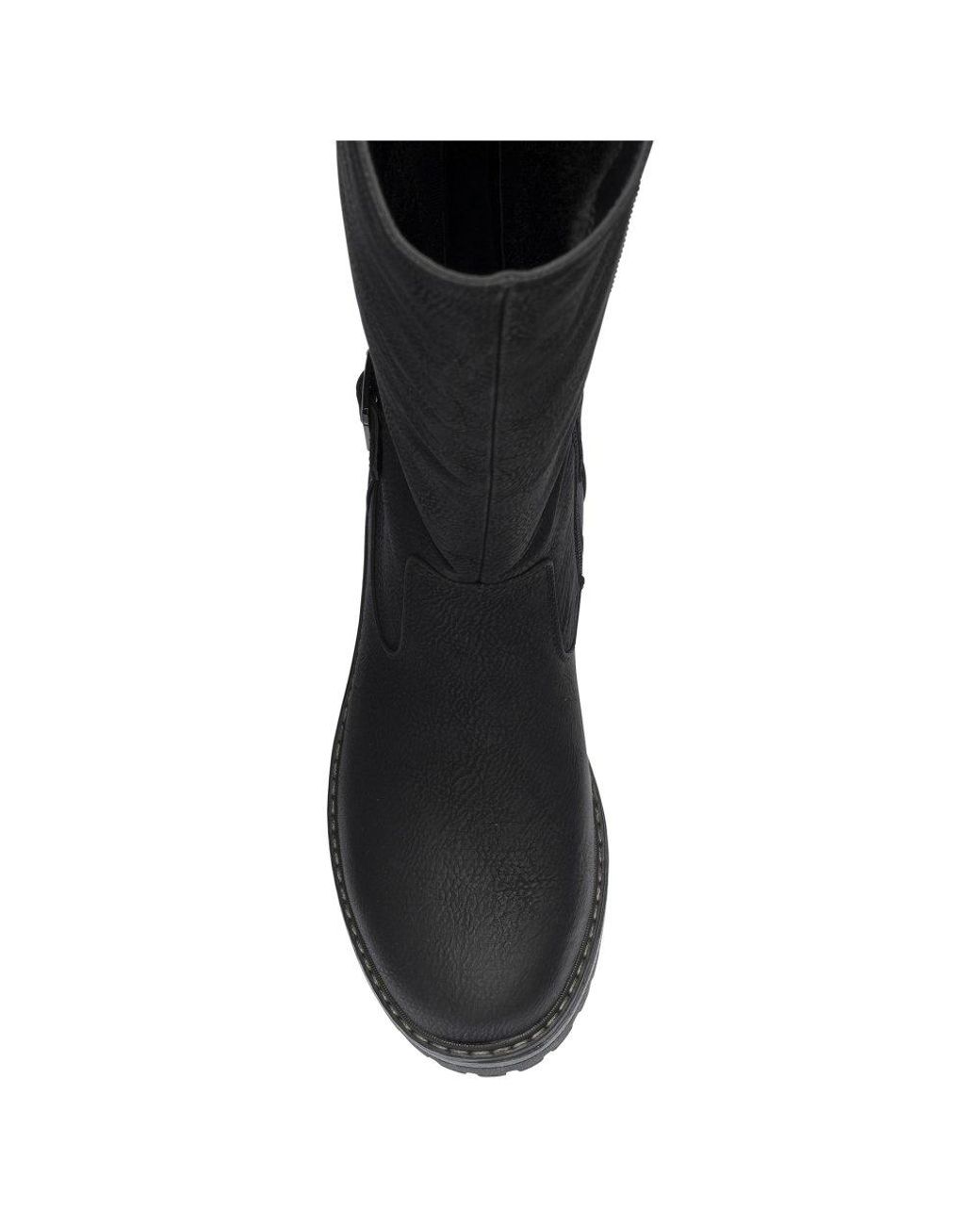 Lotus Black Sazerac Wide Fit Knee High Boots