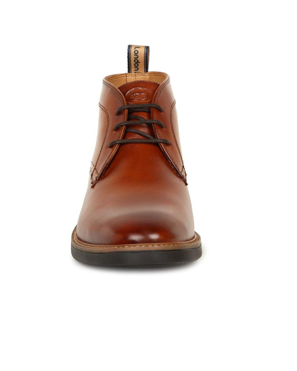 Base London Brown Lincoln Boots for men