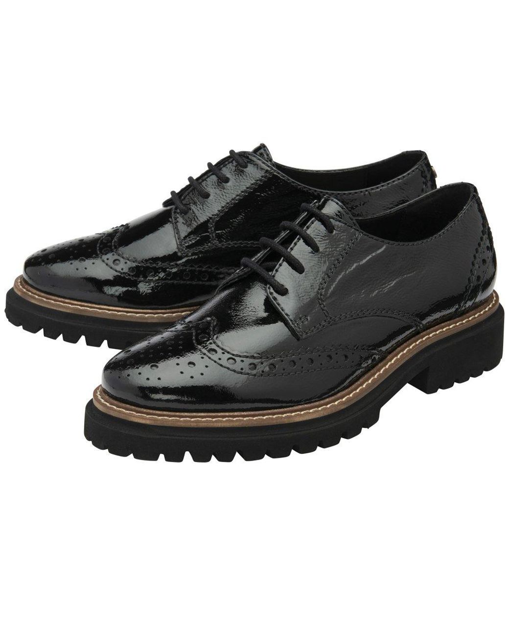 Ravel Black Walsh Brogues