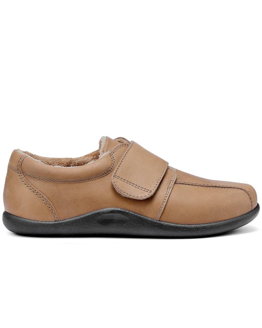 Hotter Brown Unwind Slippers for men