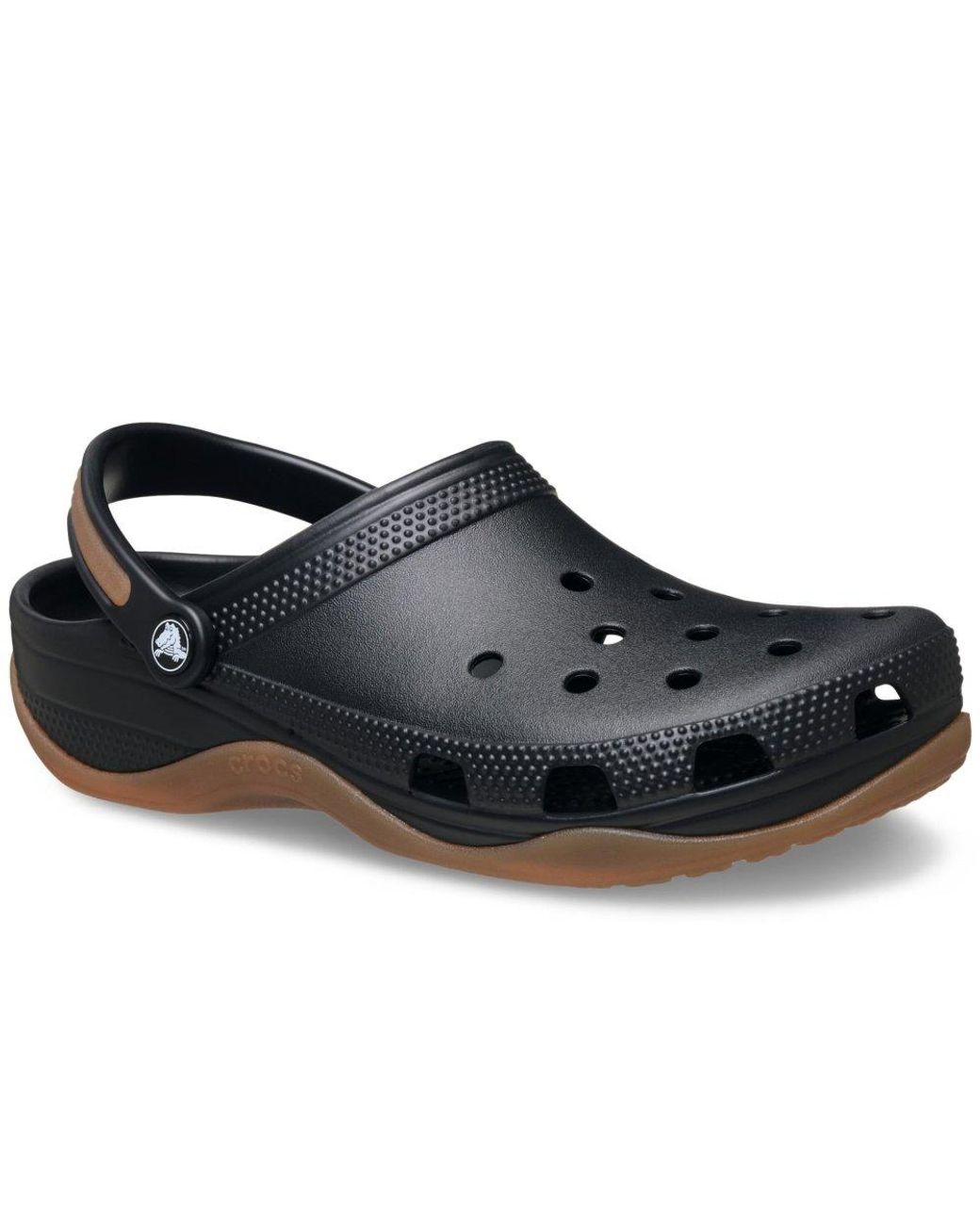 CROCSTM Black Classic Evo Gum Clogs for men