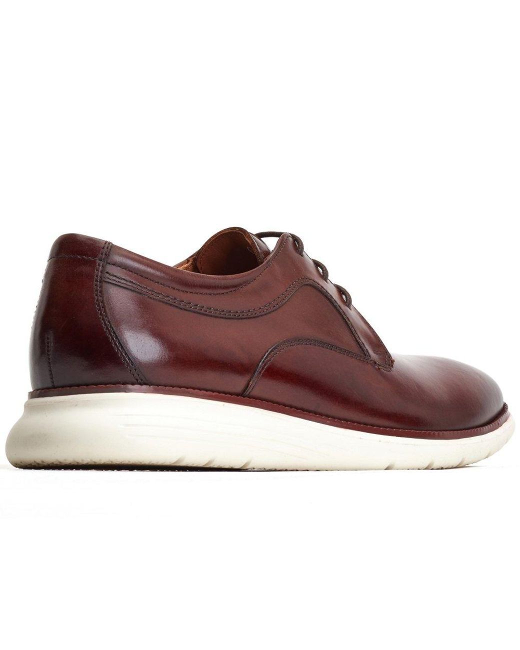 Base London Brown Wing Derby Shoes for men