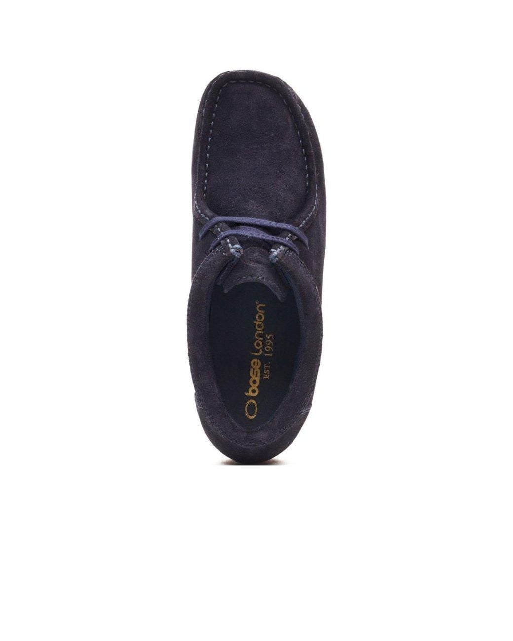 Base London Blue Koko Wallabe Shoes for men