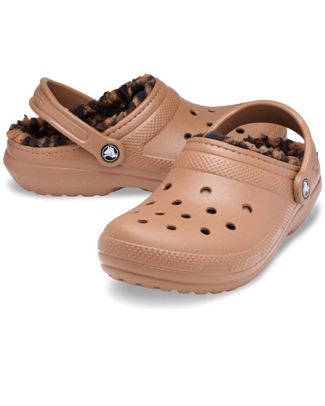 CROCSTM Pink Classic Lined Clogs