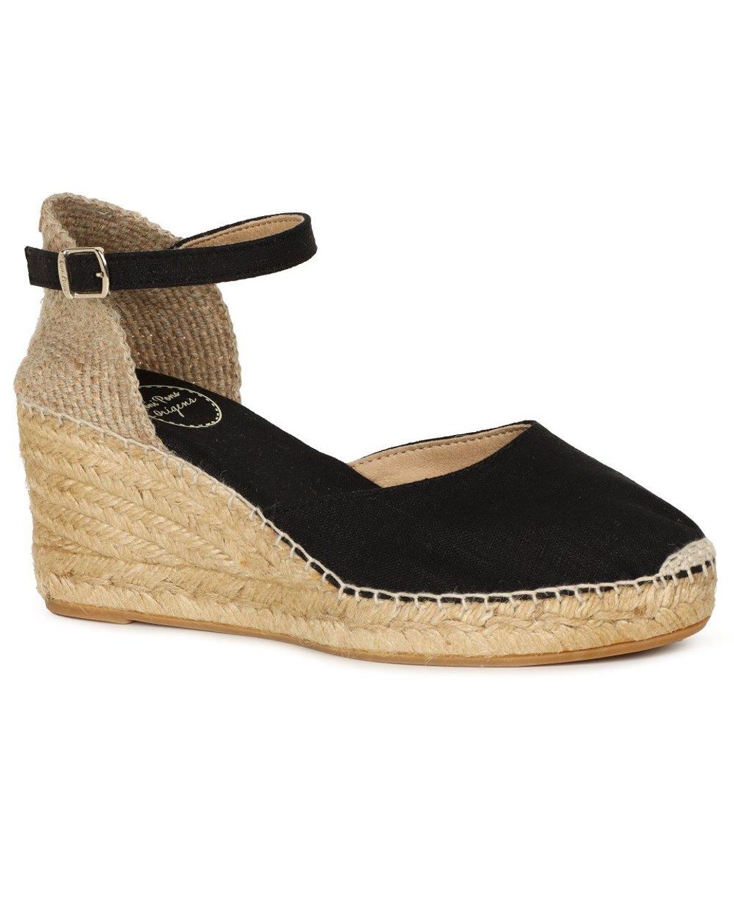 Toni Pons Metallic Caldes Wedge Heel Espadrille Sandals