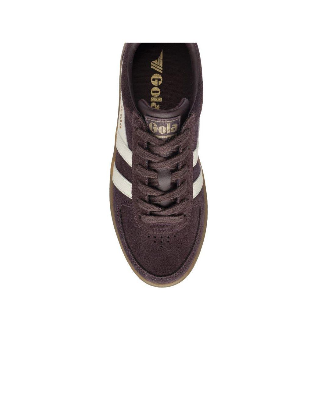 Gola Brown Grandslam Suede Trainers