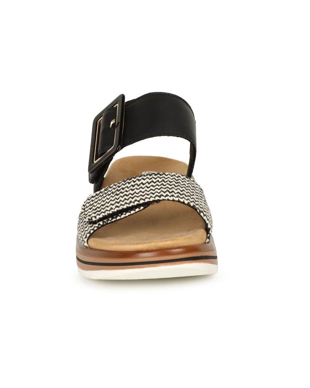 Remonte Black Manila Sandals