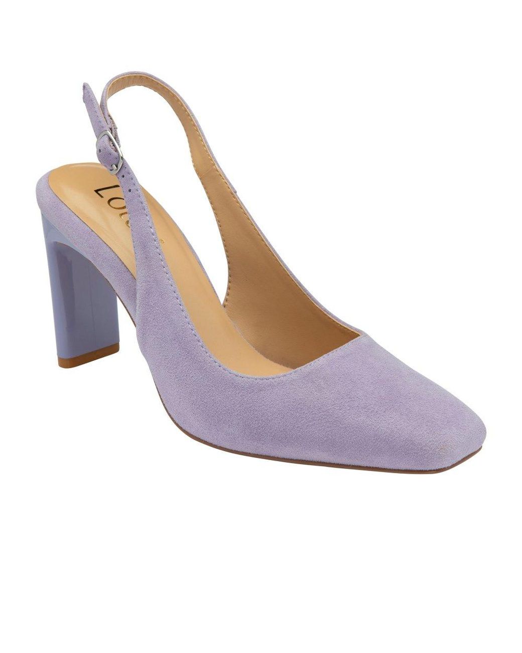 Lotus Blue Anita Slingback Court Shoes