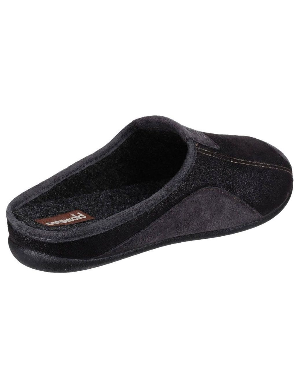 Cotswold Black Westwell Slippers for men