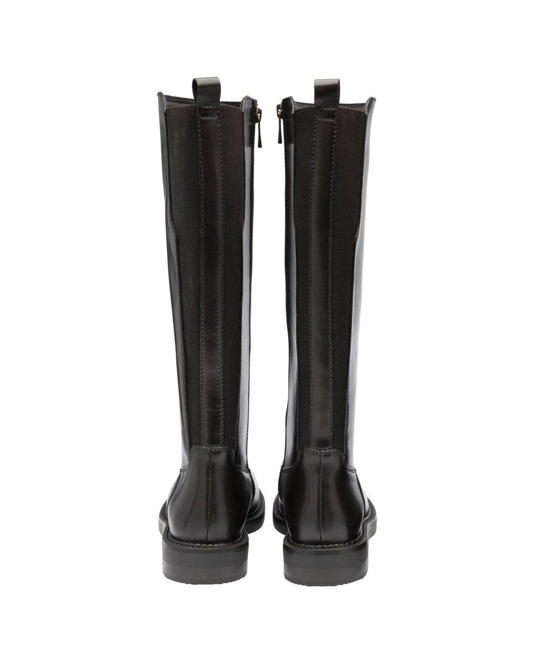 Lotus Black Arno Knee High Boots