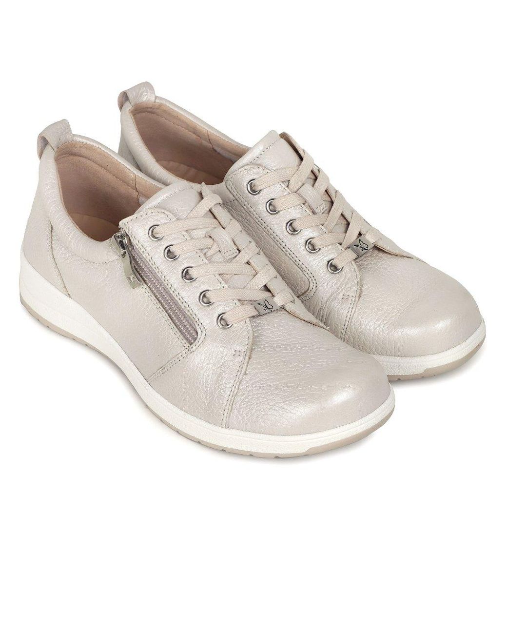 Caprice White Direction Trainers