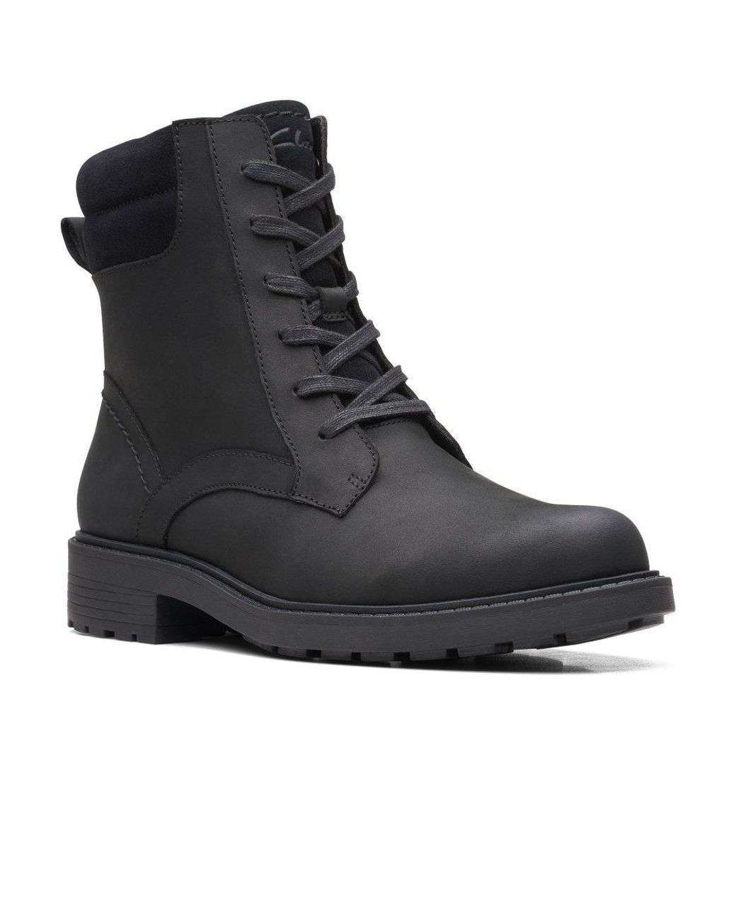 Clarks Stivali Orinoco2 In Pelle Liscia - EU 39, Fodera In Pelle E Tessuto, Suola Comoda