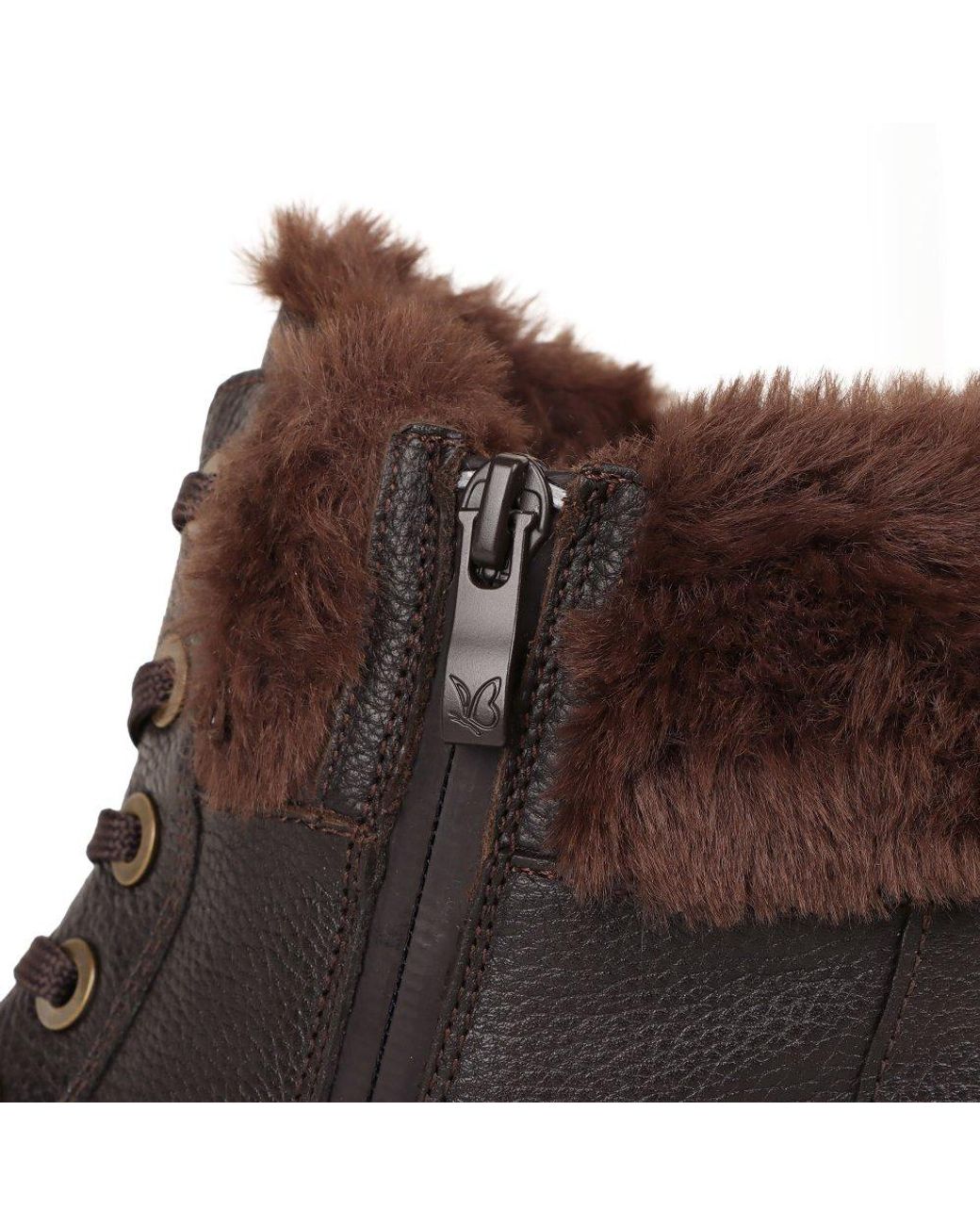 Caprice Brown Dascha Ankle Boots
