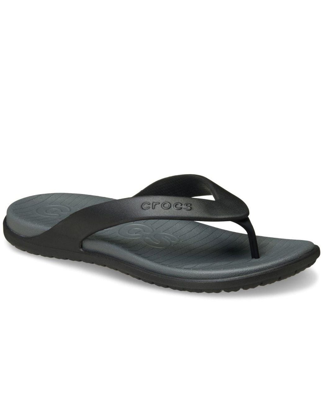 CROCSTM Black Coast Flip Sandals for men
