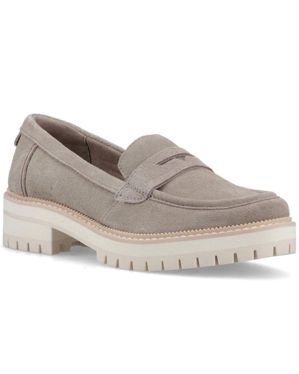 TOMS Gray Cara Loafers