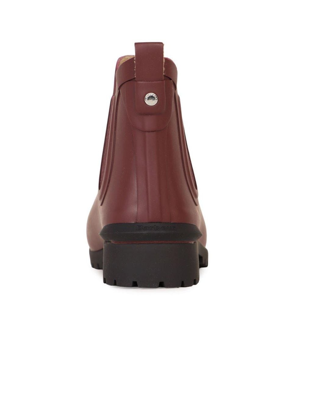 Barbour Red Kirkton Ankle Wellingtons