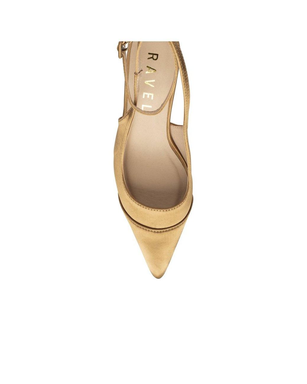 Ravel Metallic Catrine Slingback Court Shoes