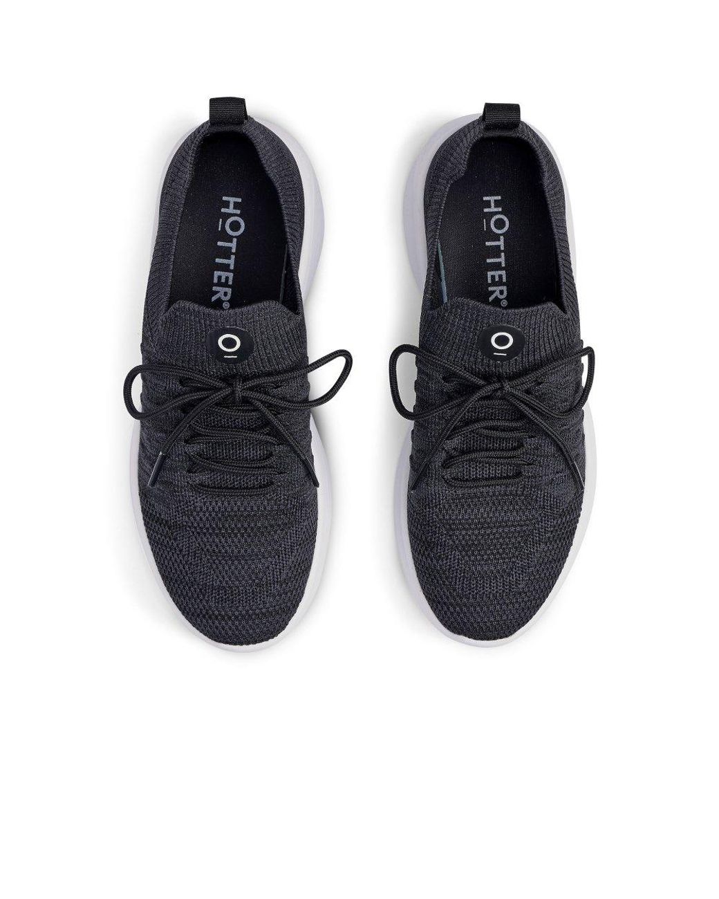 Hotter Black Defy Ii Trainers
