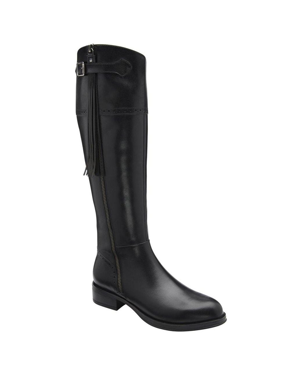 Ravel Black Rowton Knee High Boots