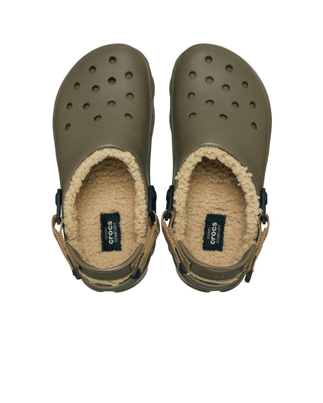 CROCSTM Green All Terrain Lined Clogs for men