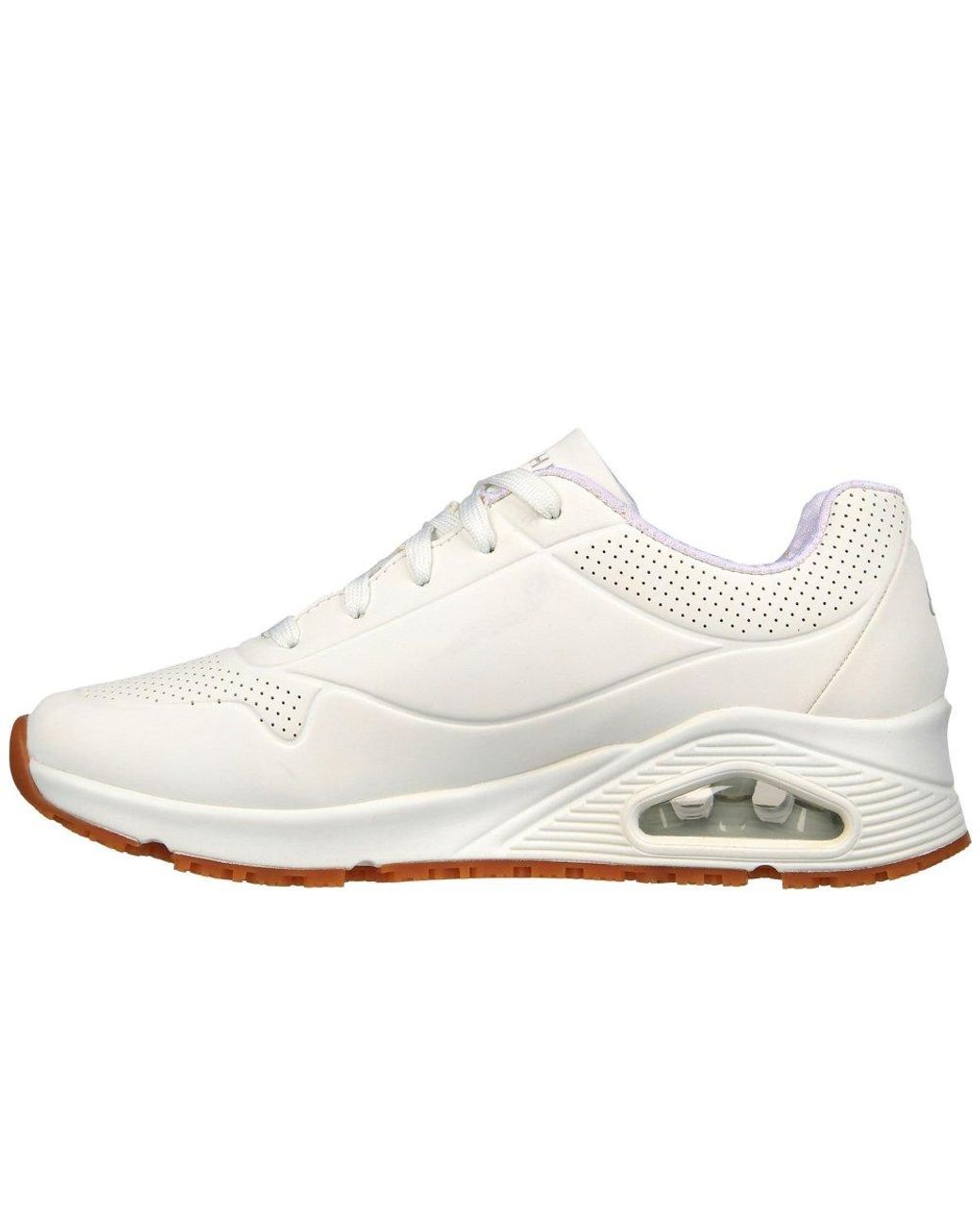 Skechers White Relaxed Fit: Uno Sr Safety Trainers