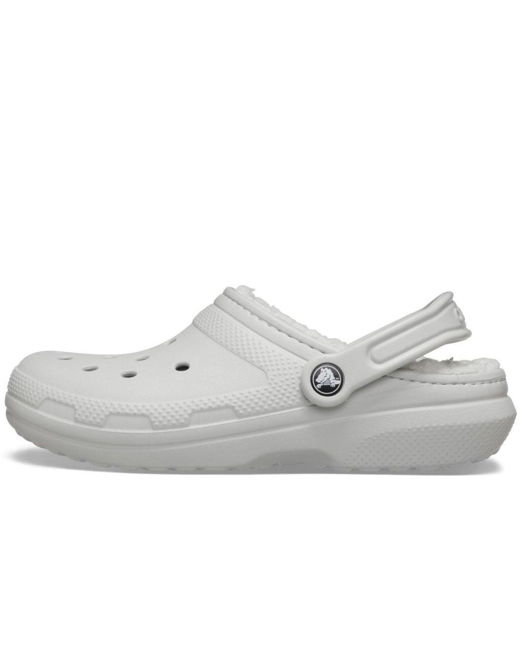 CROCSTM White Classic Lined Clogs for men