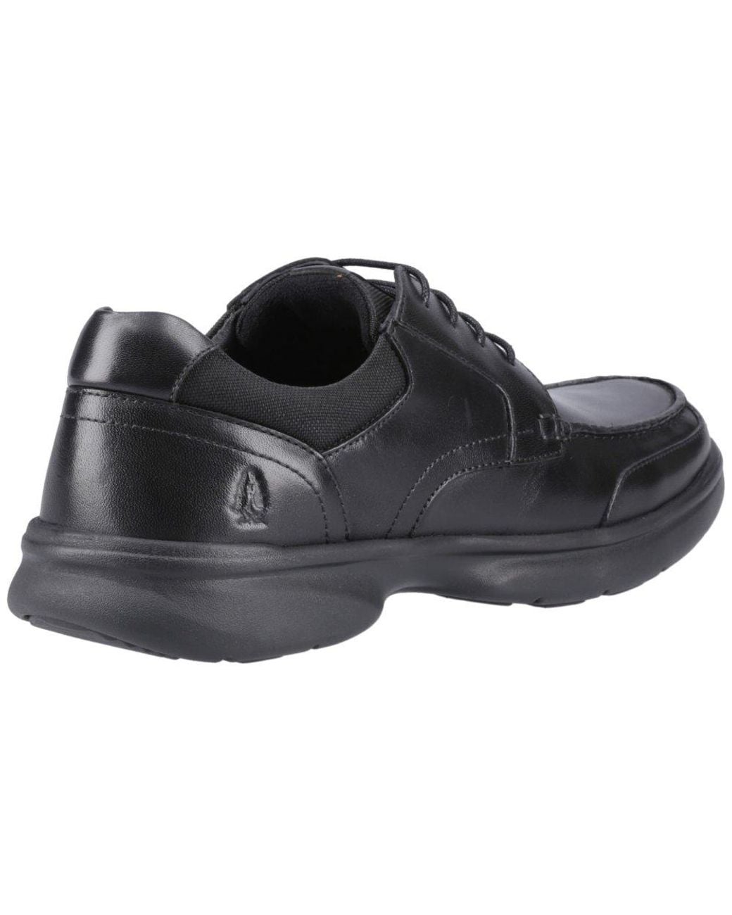 Hush Puppies Black Hugh Shoes for men
