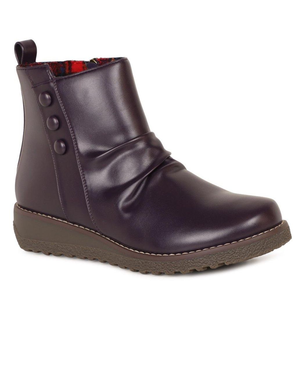 Heavenly Feet Blue Murray Ankle Boots