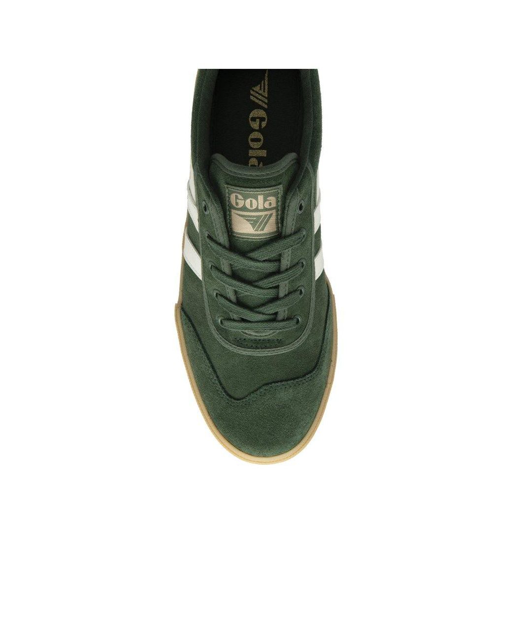 Gola Green Badminton Suede Trainers for men